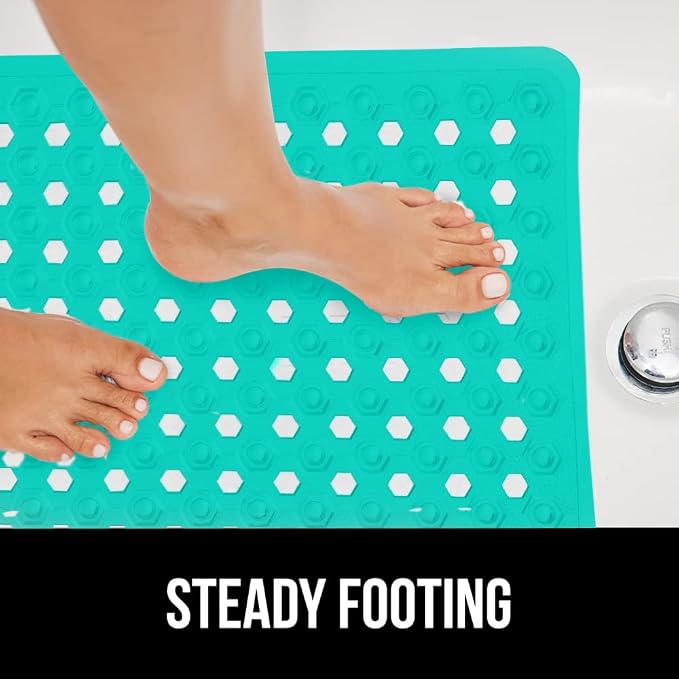 GORILLA GRIP Patented Bath Tub Shower Mat, Machine Washable Bathtub Floor Liner - Image 9
