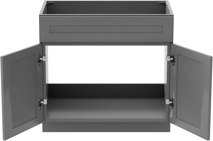 KitchenMan 36 Inch Bathroom Vanity Unassembled Bathroom Sink Cabinet and Vanity - Image 7