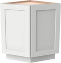 Corner Cabinet for Kitchen Bathroom, Solid Wood Frame by HCIOANHomecabinetseries