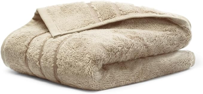 Cariloha Hand Towel | Stone | 16"x24" | Turkish Cotton & Viscose Material Blend by Cariloha