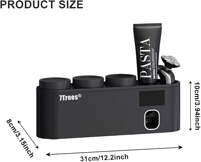 Toothbrush Sanitizer, Self Adhesive Toothbrush Holder - Image 6