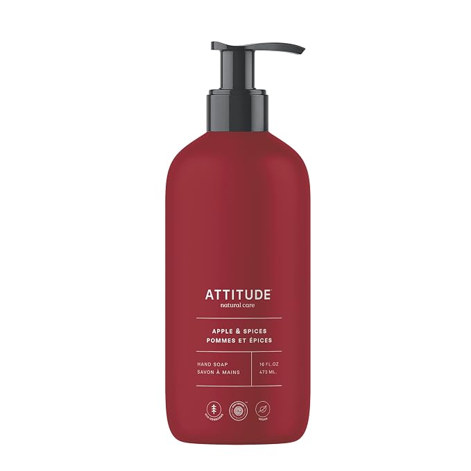 ATTITUDE Liquid Hand Soap, EWG Verified, Plant and Mineral-Based, Vegan by ATTITUDE