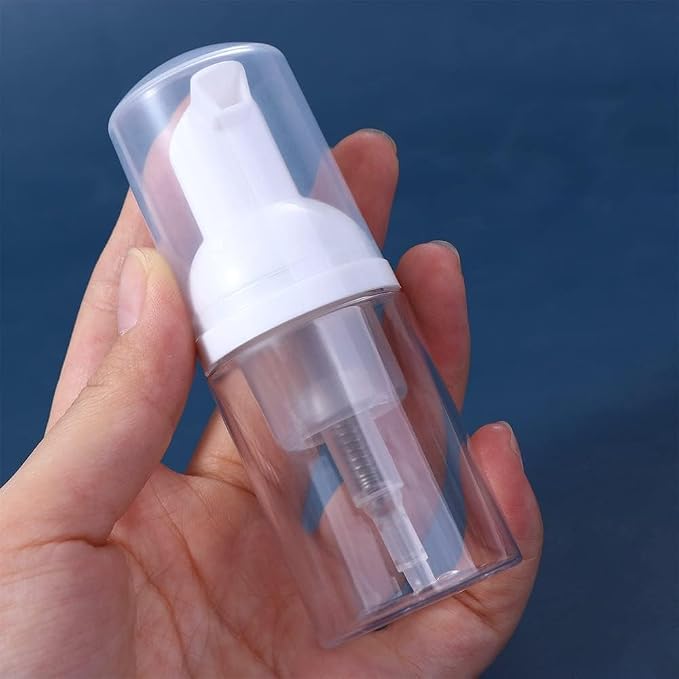 Clear Plastic Foam Pump Bottle Set, 30/40/50/60ml Portable Travel Mini Cosmetic - Image 6