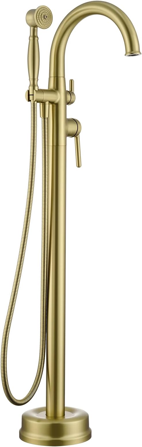 Freestanding Tub Faucets, Brass Freestanding Bathtub Faucet by Wintap