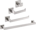 TURS 4 Pieces Bathroom Hardware Accessories Set Brushed Towel Holder Set by TURS