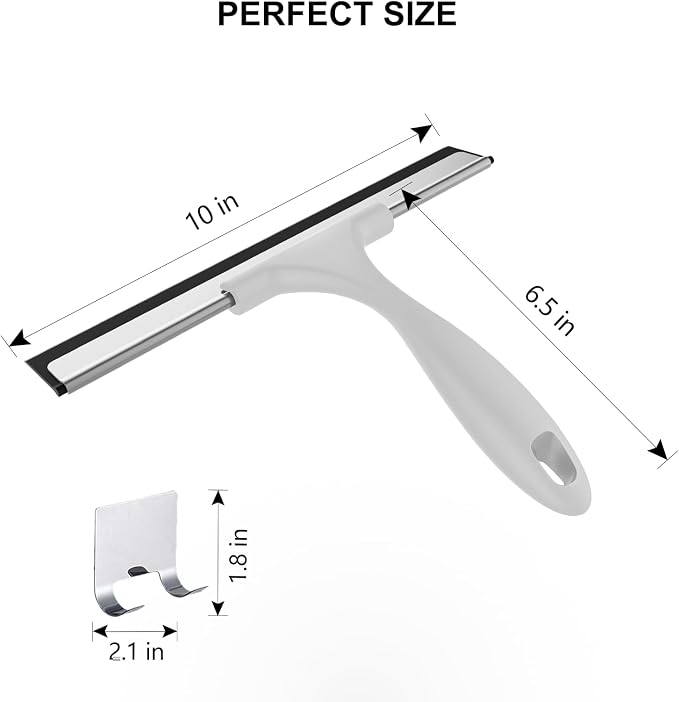 SetSail Shower Squeegee for Glass Doors All-Purpose Squeegee for Shower Glass - Image 2