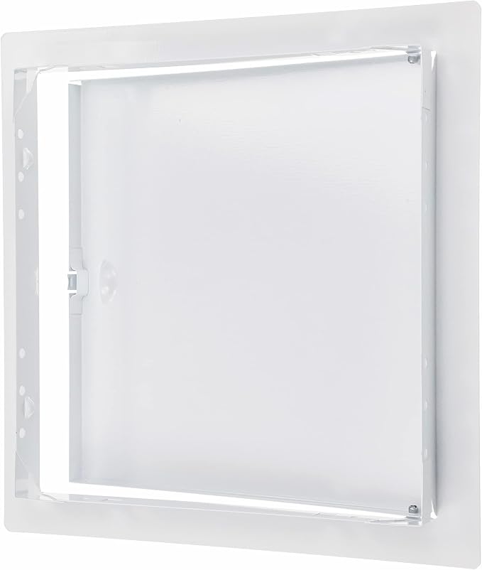 10" x 10" White Metal Access Door. Plumbing, Electricity, Alarm Wall Access - Image 5