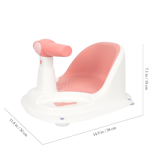 Bath Seat with Suction Cups for Stability Non-Slip Shower Chair Comfortable - Image 5