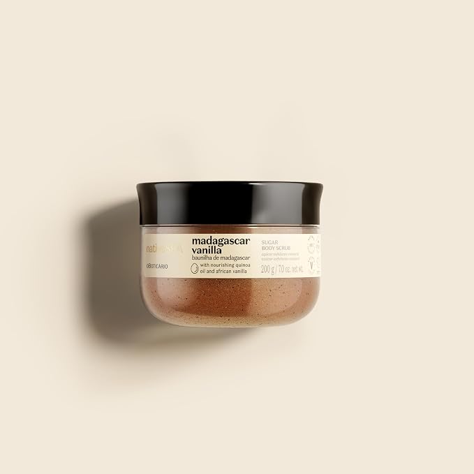 Nativa SPA by O Boticário Madagascar Vanilla Exfoliating Body Scrub, Hydrating - Image 2