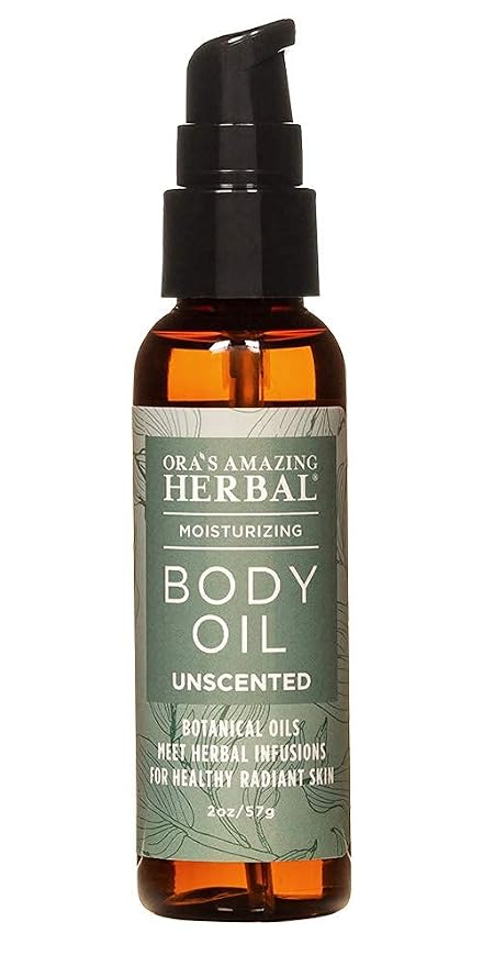 Unscented Body Oil Travel Size by OrasAmazingHerbal