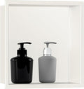 SaniteModar Shower Niche, Stainless Steel Shower Niche 12" X 12" No Tile Needed by SaniteModar