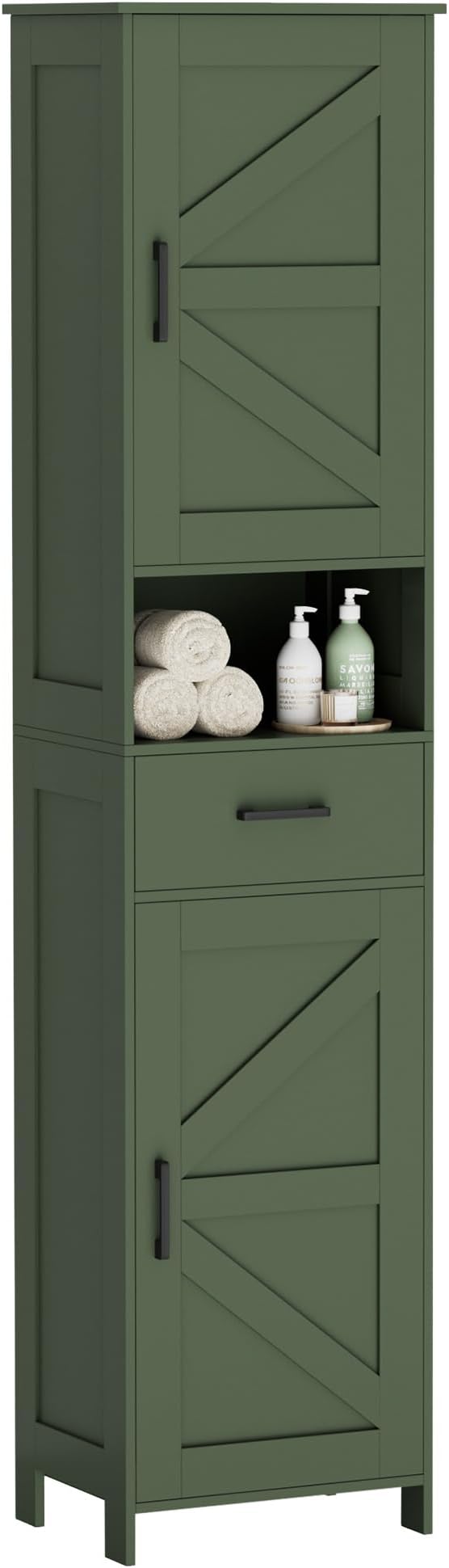 Homhedy 67" H Tall Bathroom Storage Cabinet - Image 9