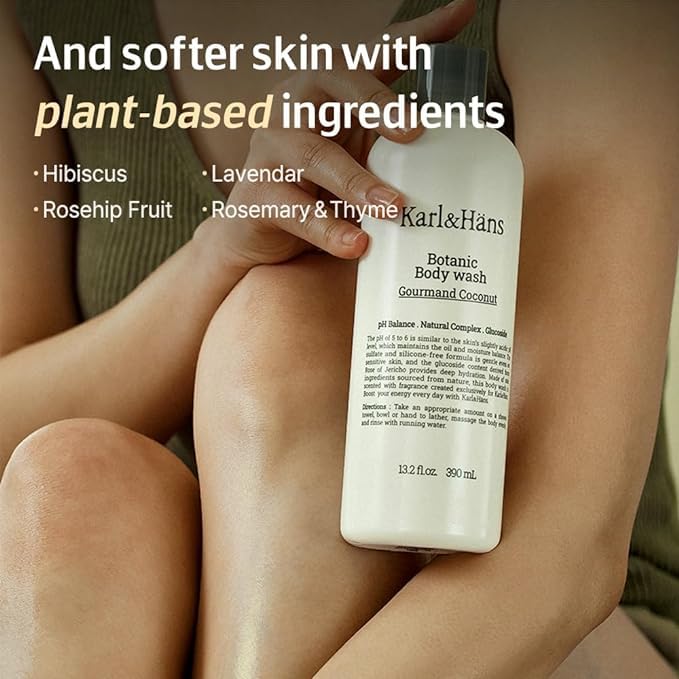 Karl&Hans Botanic Gourmand Coconut Vegan Body Wash - Image 5