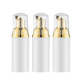 Tekson 2 OZ Foam Bottle with Gold Pump, Empty Travel Foaming Dispensers by Tekson