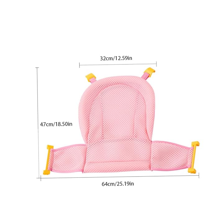 Baby Bath Seat Support Net Bathtub Shower Mesh Non Slip Adjustable - Image 2