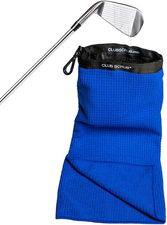Club Scrub Towel Pro, Golf Club and Ball Cleaning Pouch by ClubScrub