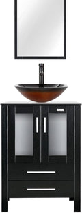 eclife 24" Modern Bathroom Vanity Sink Combo Freestanding Cabinet by eclife