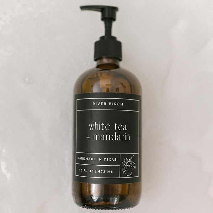 River Birch White Tea + Mandarin Scented Natural Hand Soap - Image 7