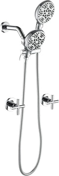 2 Handle Shower Faucet Shower System Complete 2 in 1 Shower Combo Set by DIFEINISANITARYWARE---showerfaucet---