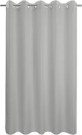 River Dream No Hook Grey Shower Curtain or Liner 78" Length by RiverDream