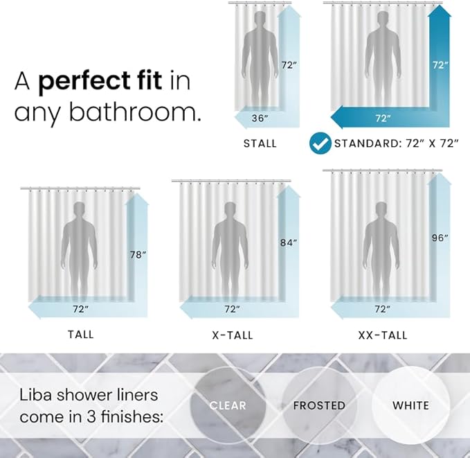LiBa Bathroom Shower Curtain - Image 2