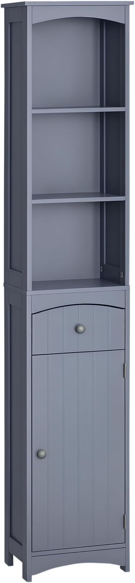 HOMCOM Bathroom Storage Cabinet, Free Standing Bathroom Storage Unit, Tall by HOMCOM
