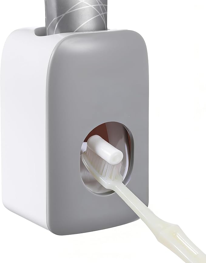 Toothpaste Dispenser Automatic Toothpaste Squeezer Wall Mount Toothpastes by Unknown