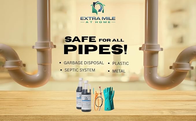Ultimate Drain Rescue Kit, 2 Pack 32 oz Drain Opener - Image 5