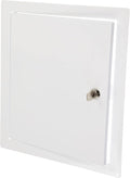 10" x 12" Lockable White Metal Access Door. Service Shaft Wall Panel by Unknown
