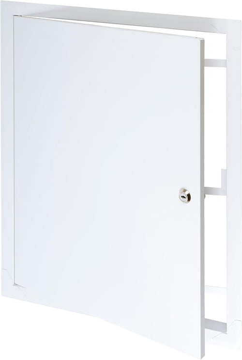 16" x 20" Lockable White Metal Access Panel. Service Shaft Door Panel by Unknown