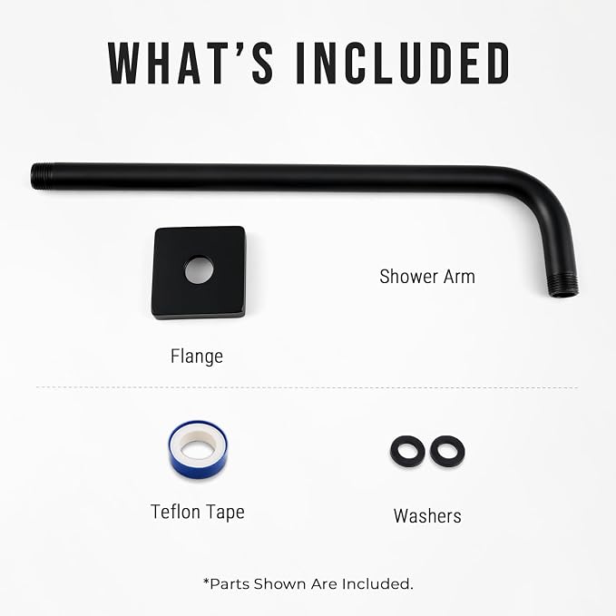 G-Promise All Metal 15.2-Inch Shower Arm - Image 6
