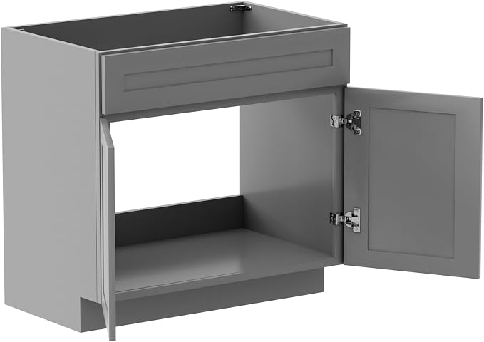 KitchenMan 36 Inch Bathroom Vanity Unassembled Bathroom Sink Cabinet and Vanity - Image 9