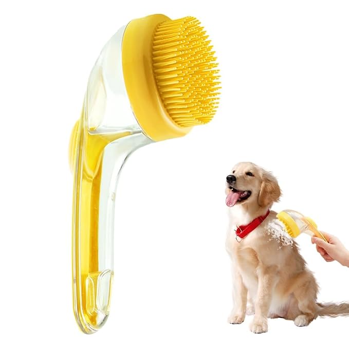 Dog Bath Brush, Pet Grooming Massage Scrubber by Unknown
