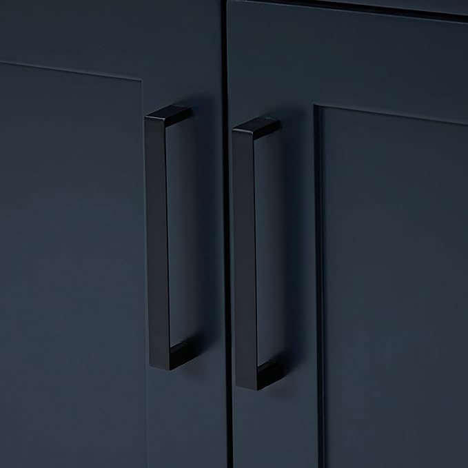 ARIEL Hepburn 72" Midnight Blue Double Vanity, 1.5" Edge Carrara Quartz - Image 8