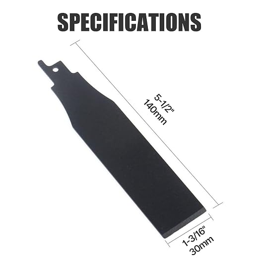 1-3/16'' HCS Reciprocating Saw Blade, Saber Shovel Length Cleaning Tool - Image 6