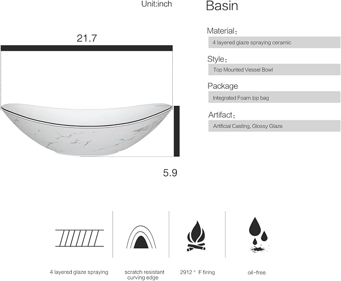 32 Inches White Bathroom Vanity - Image 4