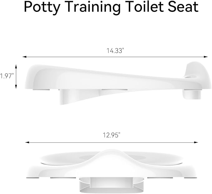 R&T Potty Training Seat for Boys and Girls, Fits Elongated Toilets, Anti-Slip - Image 7