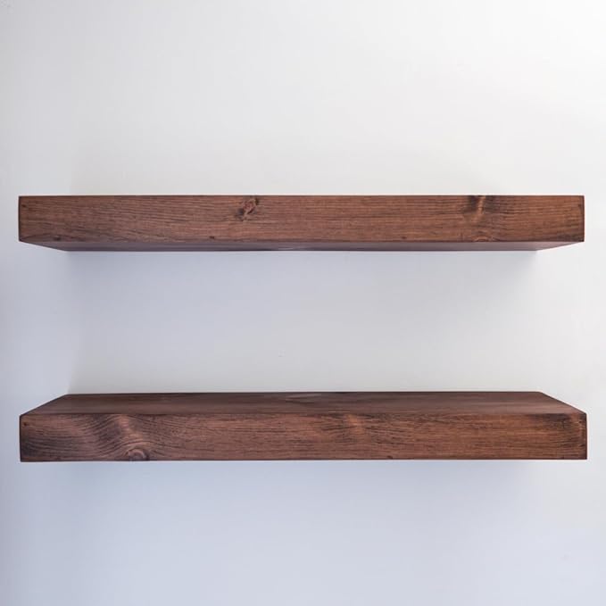 Urbandi Modern Floating Shelves 3 Inches Thick - Image 6