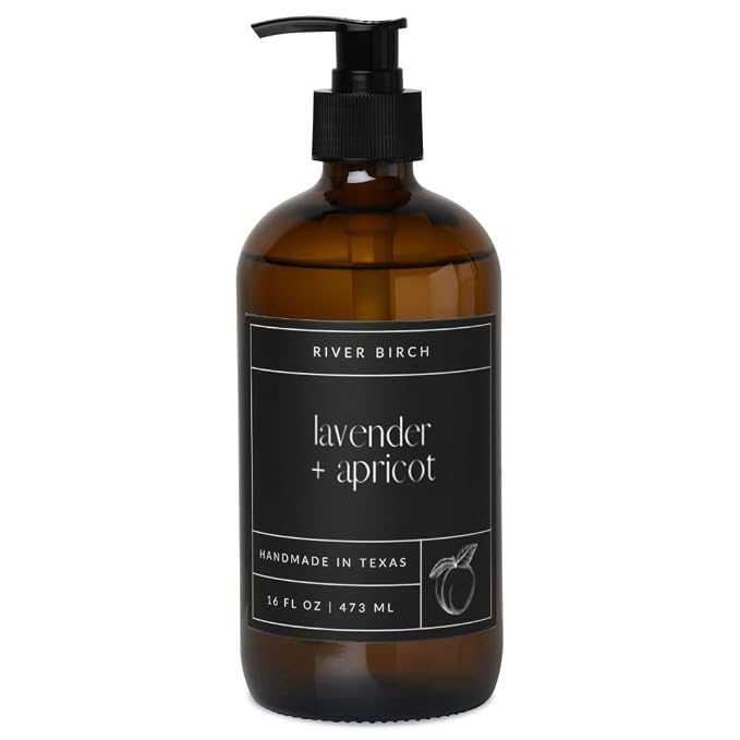 River Birch Lavender + Apricot Scented Natural Hand Soap by RiverBirch