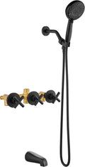 Aolemi 3 Handles Tub Shower Faucet Set by Aolemi