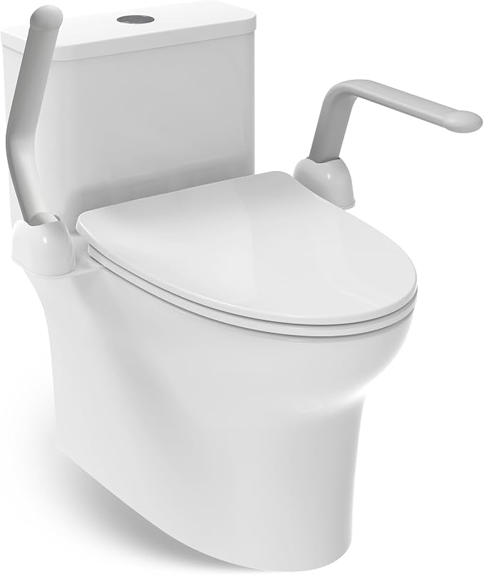 Toilet Safety Rail, Heavy Duty Foldable Toilet Handrail, Aluminum Alloy Support - Image 8