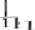 Modern Chrome Roman Tub Faucet by WELCOMETOOURWATHELS