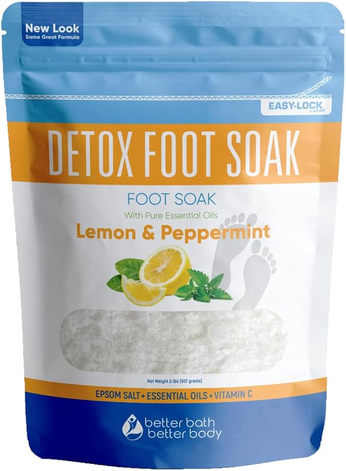 Detox Foot Soak Epsom Salt Foot Soak by BetterBathBetterBody