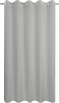 River Dream Extra Long No Hook Grey Shower Curtain or Liner Soft Microfiber by RiverDream