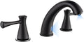 Touchless Bathroom Faucet for 3 Holes 3 Handles, Controlling Temperature & by GOESMO
