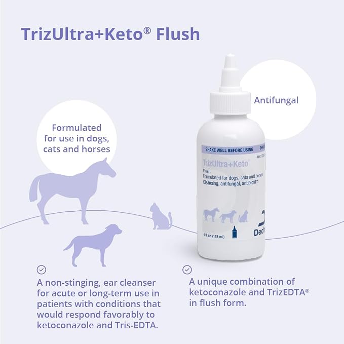 TrizEDTA TrizULTRA+Keto Flush for Dogs, Cats and Horses, 4 oz - Image 4