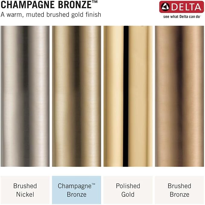 Delta Arvo 14 Series Brushed Gold Shower Faucet Set - Image 4