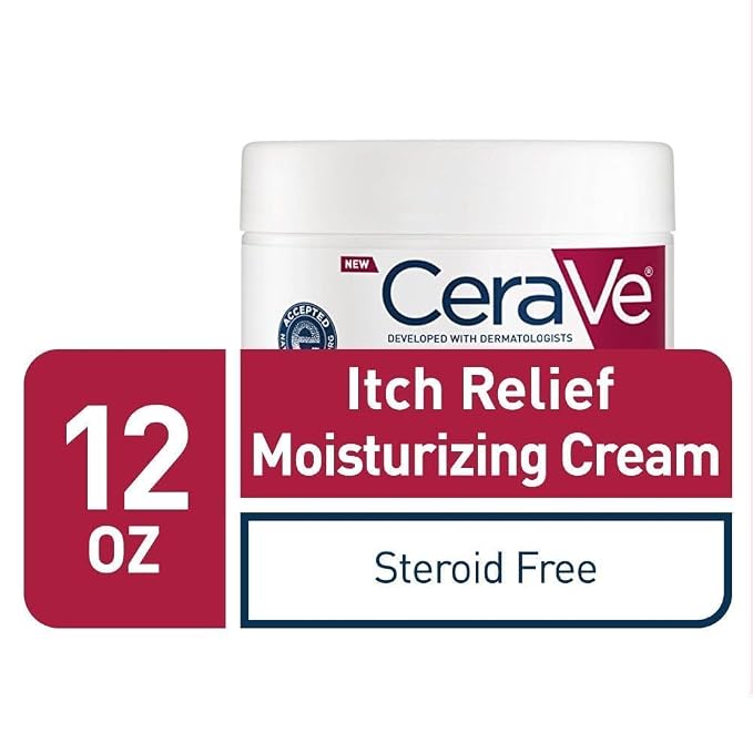 CeraVe Moisturizing Cream for Dry Skin Relief, 12 Ounce, Fragrance Free Cream - Image 3
