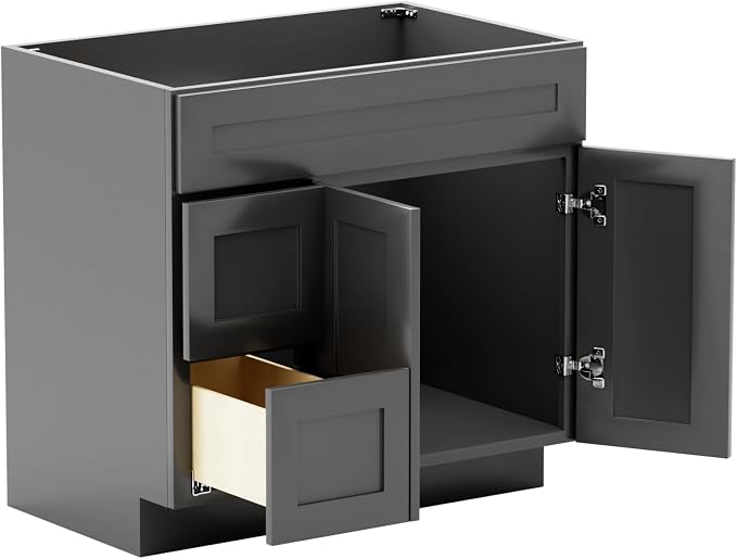 KitchenMan Bathroom Vanity 36 Inch Unassembled Bathroom Sink Cabinet - Image 7