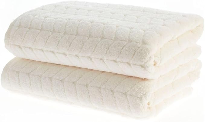 BAGNO MILANO Turkish Cotton Ultra-Soft Plush Absorbent Quick Dry Bathroom Towel by BagnoMilanoLuxurySoftness